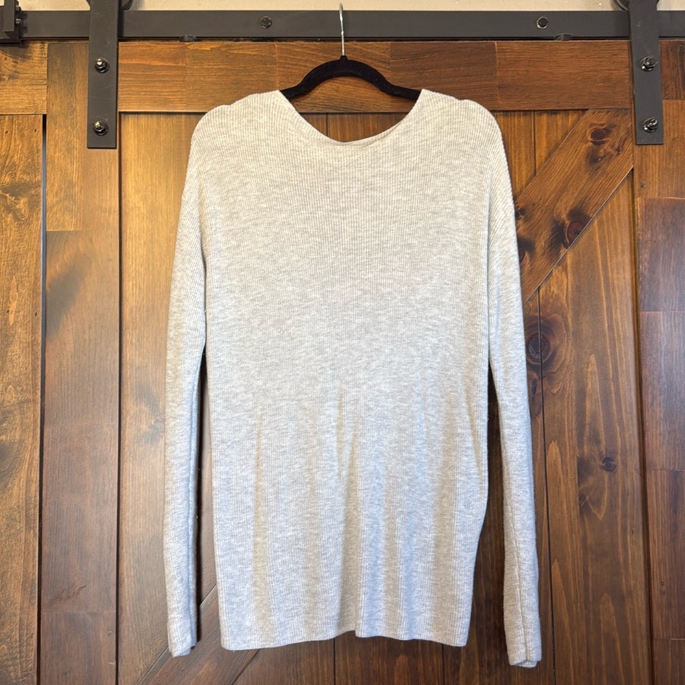 Twisted Back Sweater